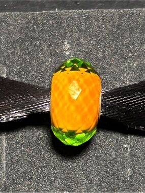 Trollbeads Masala Facet Bead glass and Sterling
